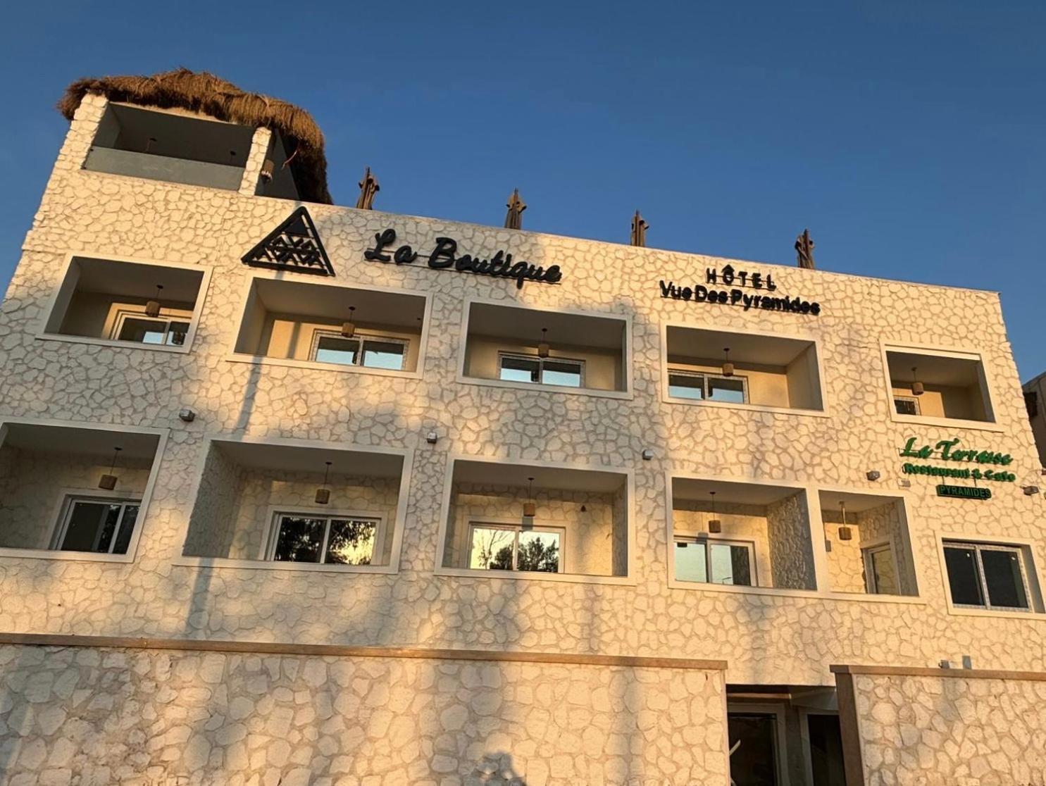 La Boutique Hotel - Vue Des Pyramides Kafrat al Jabal Exterior foto