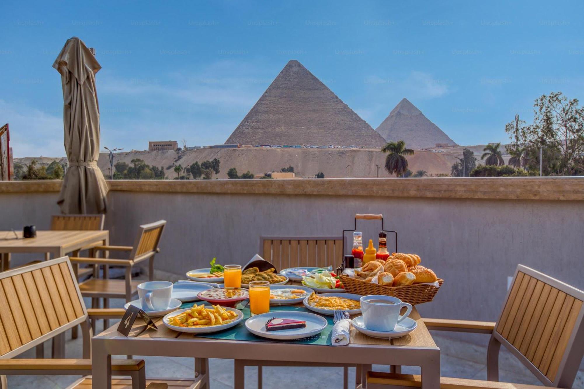 La Boutique Hotel - Vue Des Pyramides Kafrat al Jabal Exterior foto