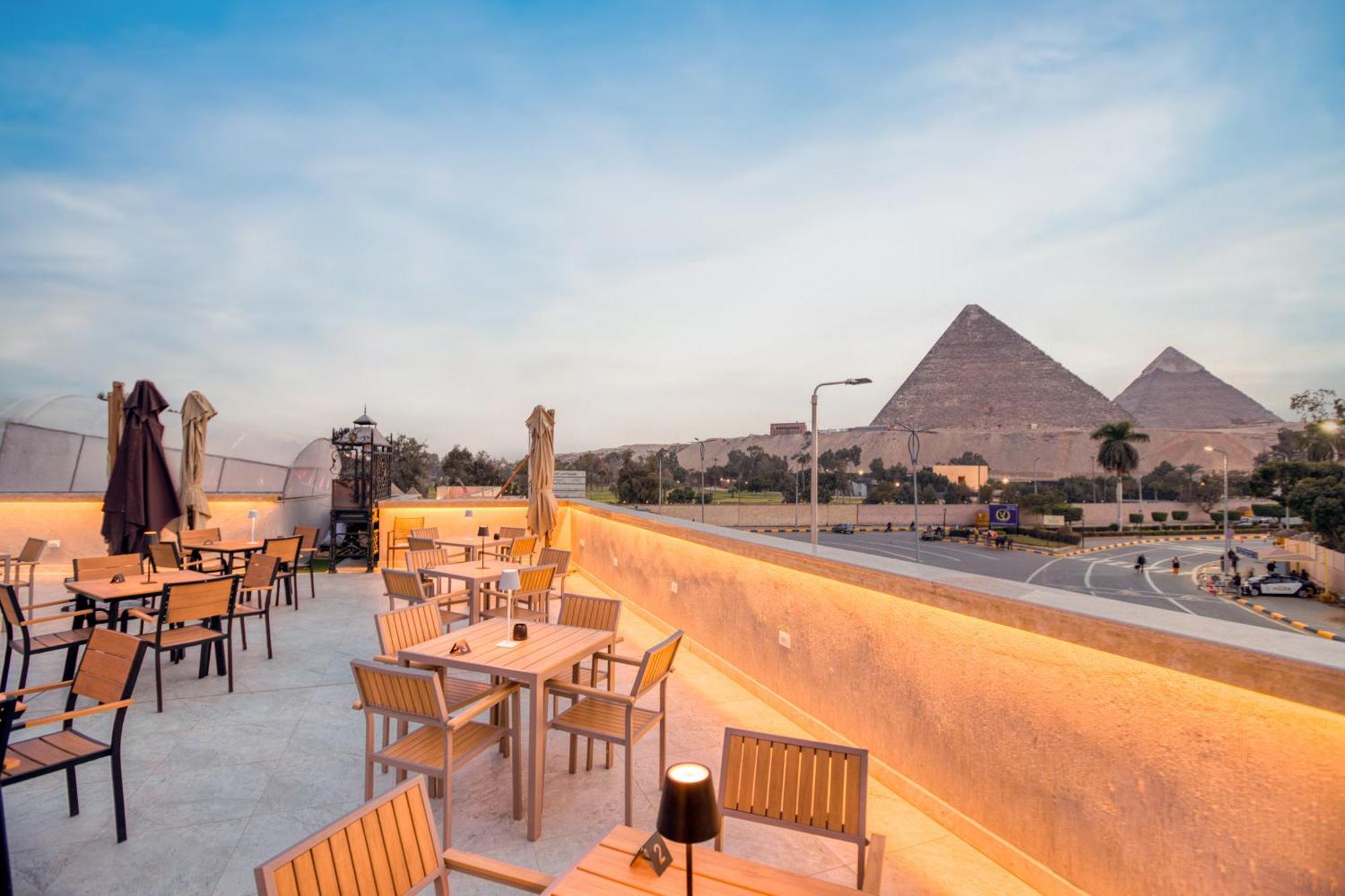 La Boutique Hotel - Vue Des Pyramides Kafrat al Jabal Exterior foto