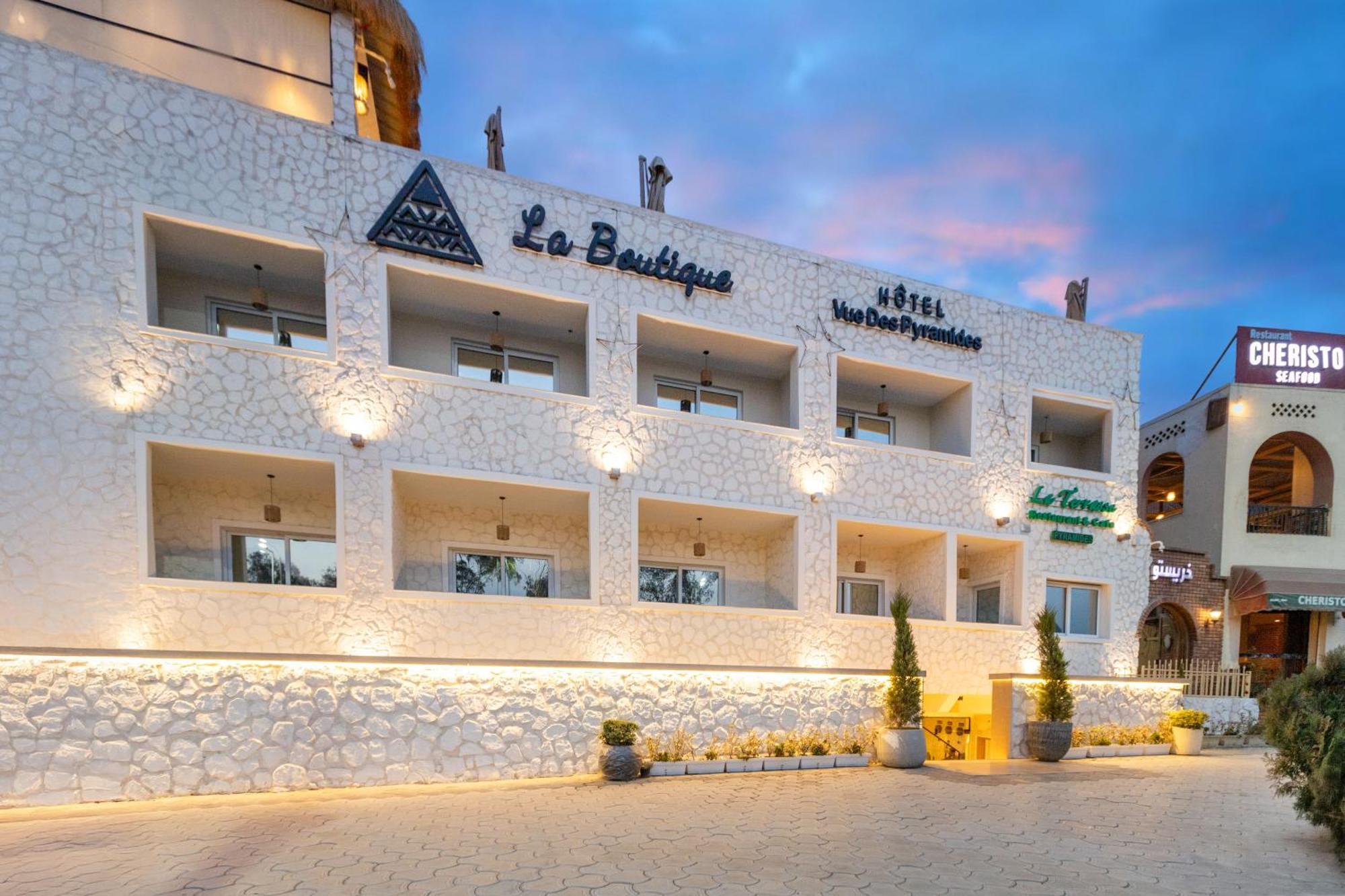 La Boutique Hotel - Vue Des Pyramides Kafrat al Jabal Exterior foto