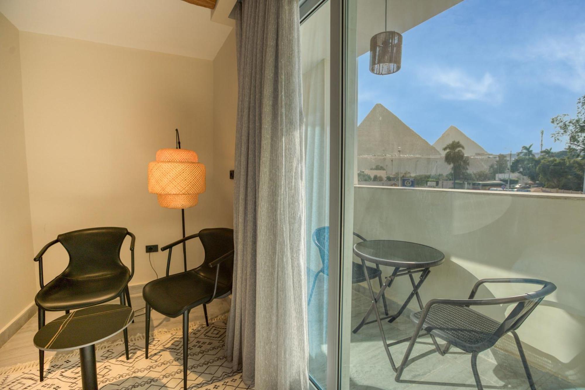 La Boutique Hotel - Vue Des Pyramides Kafrat al Jabal Exterior foto
